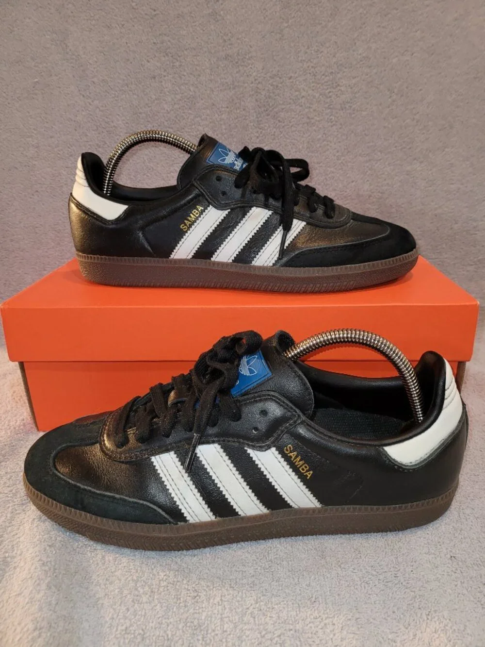 Adidas Samba ADV Men's Size 8 Originals Black White Gum Sneakers IE3100 (#2351)